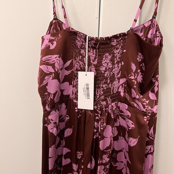 NWT Reformation Oaklie Silk Dress - Picture 7 of 11